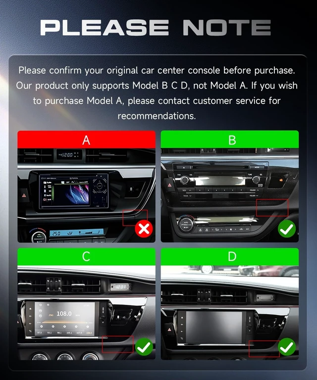 Alt view image 3 of 5 - 4G+128G Car Stereo for Toyota Corolla/for Toyota Levin 2014-2017