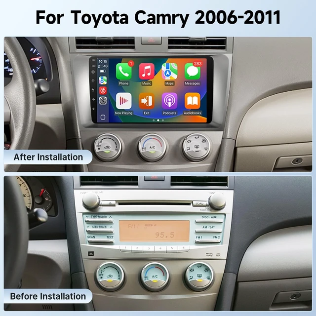 Alt view image 2 of 5 - Leadfan Linux Car Stereo for Toyota Camry 2006 2007 2008 2009 2010 2011