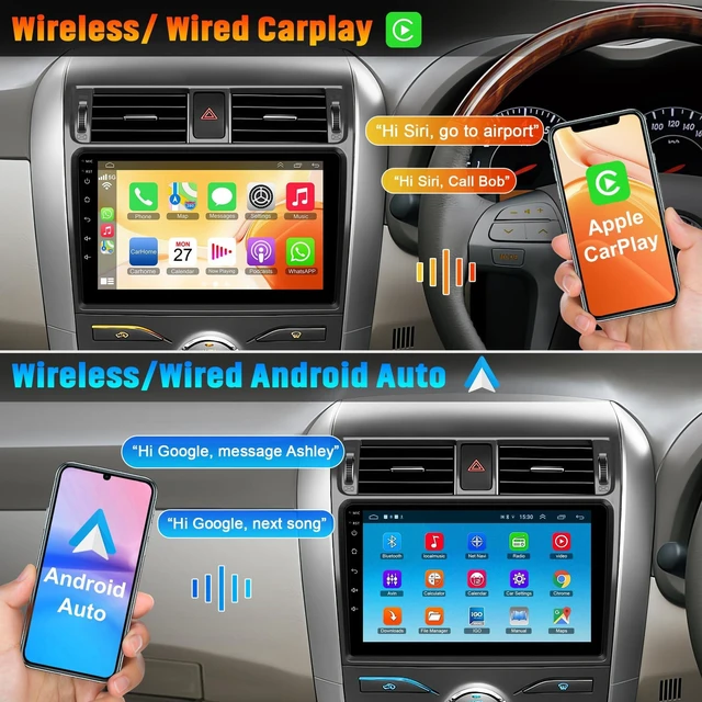 Alt view image 3 of 5 - Car Radio GPS Stereo for Toyota Corolla 2009 2010 2011 2012 2013, 4G+128G