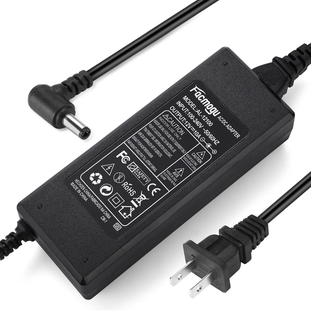 Alt view image 2 of 5 - Facmogu 5 Pack 12V 10A Power Supply, 120W AC to DC Adapter Converter