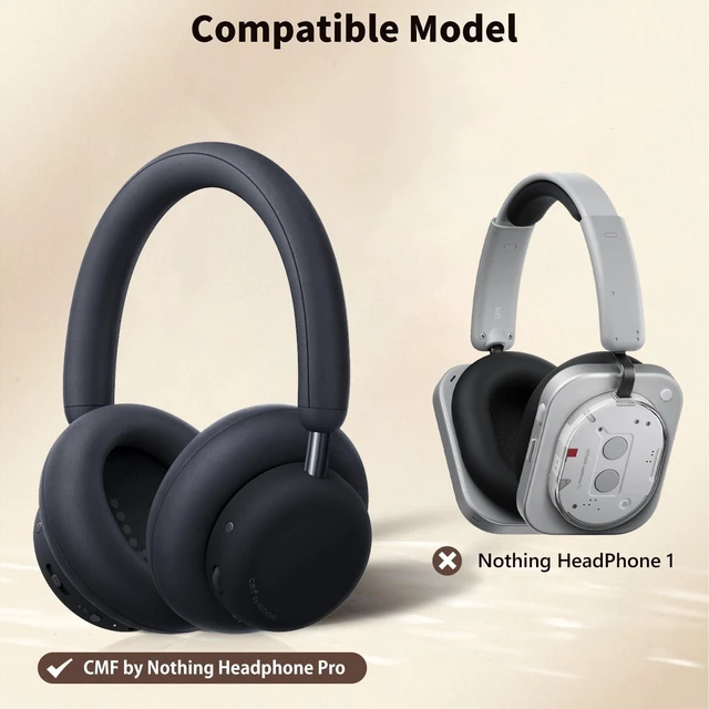 Alt view image 2 of 5 - for CMF by Nothing Headphone Pro Case Cover, 3 Sets Silicone Sweat Cover, KONXISA Eeadphones Protective Case for CMF by Nothing Headphone Pro Earpad/Ear/Headband Protector, Washable Sweatproof, Green