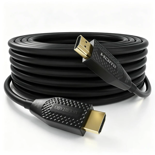 Main image of Fiber Optic HDMI Cable 8K 48Gbps 16.5FT High speed HDMI 2.1 Cord in-Wall CL3 Rated 10K@30Hz 8K@60Hz eARC HDCP 2.2/2.3 VRR ALLM Dynamic HDR10+ 3D Compatible with Switch Xbox PC Monitor Laptop PS4/PS5