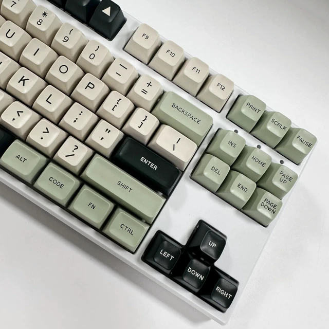 Alt view image 4 of 5 - Fogruaden PBT Keycaps Set, SA Profile Custom Keycap for Mechanical Keyboard Keycaps(SA Matcha)