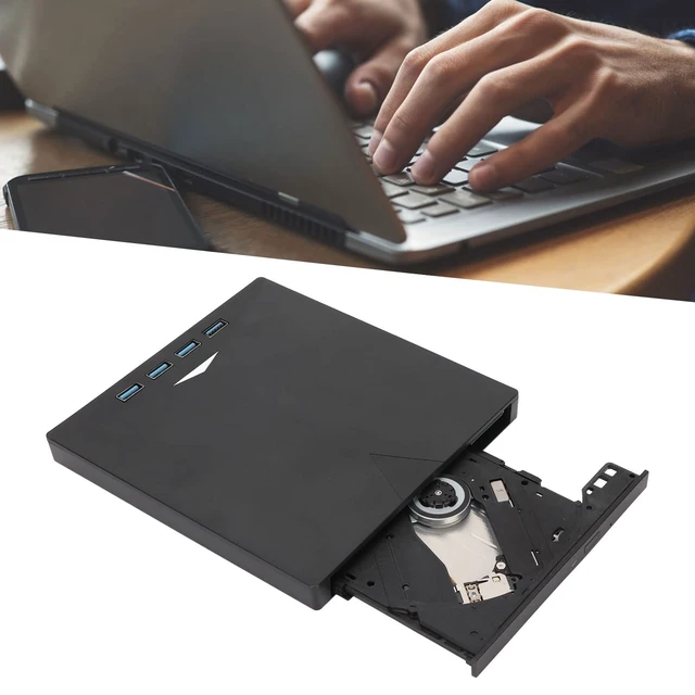 Alt view image 4 of 5 - Tangxi External DVD Drive, USB 3.0 Portable CD/DVD RW Drive/DVD/VCD Player,CD ROM for Laptop Desktop PC,Compatible with/Linux/OS X
