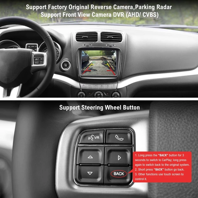 Alt view image 5 of 5 - Wireless CarPlay Decoder Kit for Jeep Dodge with Uconnect 8.4" 2013-2020