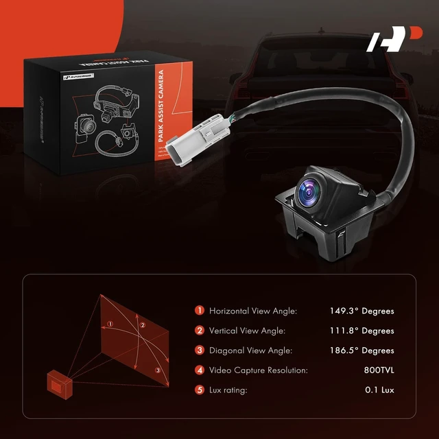 Alt view image 2 of 5 - A-Premium Rear View Backup Camera Compatible with Chevrolet and GMC