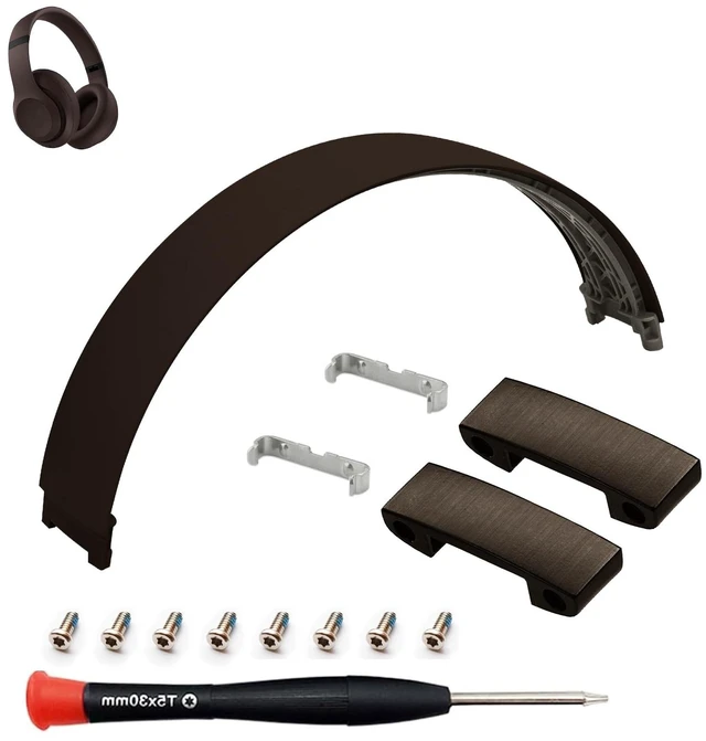Main image of HQB-STAR Studio Pro 2023 Replacement Headband & Hinge Replacement for Studio Pro 2023 Headphone,Durable Parts Accessories Repair Kit Set (Deep Brown)
