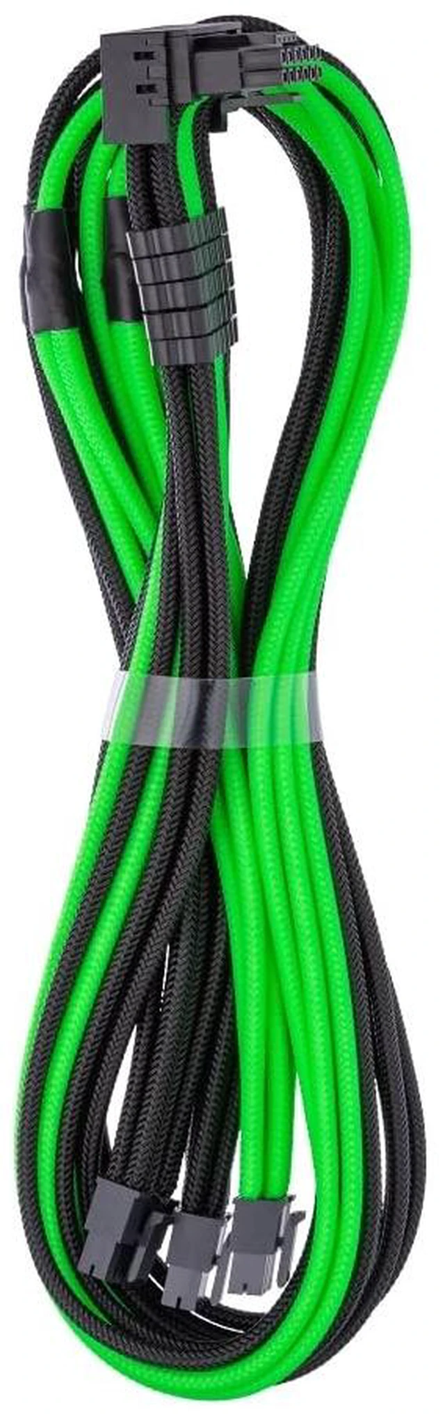 Main image of CableMod Pro ModMesh 12V-2x6 PCIe Cable for Corsair T5 (Blk+LTG, 3x8p,90B)