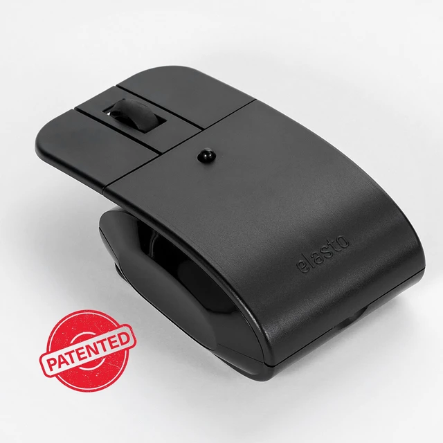 Alt view image 2 of 5 - elasto Ergonomic Bluetooth Wireless Mouse M4 Set Helps with Carpal Tunnel, Arthritis, Finger & Wrist Pain, Adjustable DPI Light Click (Wireless)