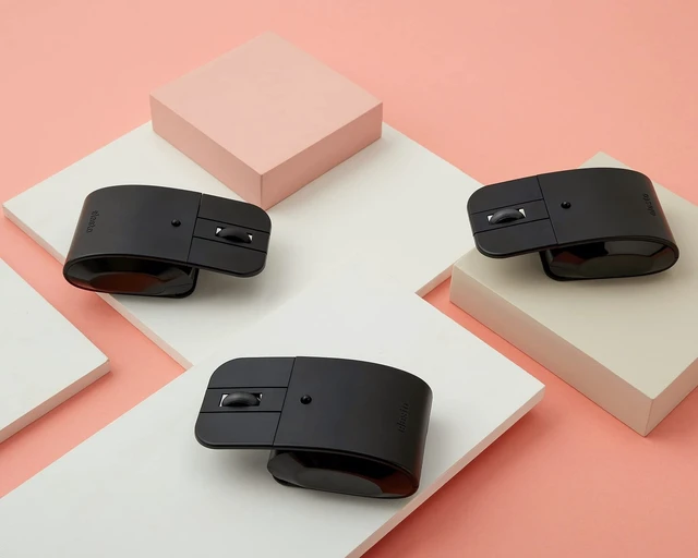 Alt view image 4 of 5 - elasto Ergonomic Bluetooth Wireless Mouse M4 Set Helps with Carpal Tunnel, Arthritis, Finger & Wrist Pain, Adjustable DPI Light Click (Wireless)