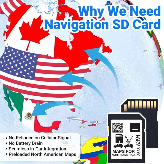 Alt view image 3 of 5 - ORIRIX 2025 Latest Navigation SD Card 8585 6394 Compatible with CT4 Yukon