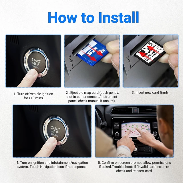 Alt view image 5 of 5 - ORIRIX 2025 Latest Navigation SD Card 8585 6394 Compatible with CT4 Yukon