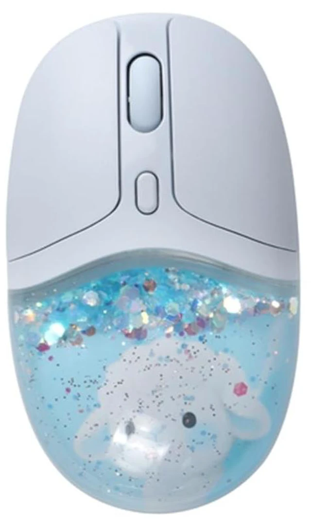 Main image of Samudgate Wireless Mouse Dual-Mode Bluetooth 2.4GHz Cute Cartoon Quicksand Water LED Light Silent Suitable for Children and Adults Portable and Lightweight Compatible with iOS/Android/Windows (