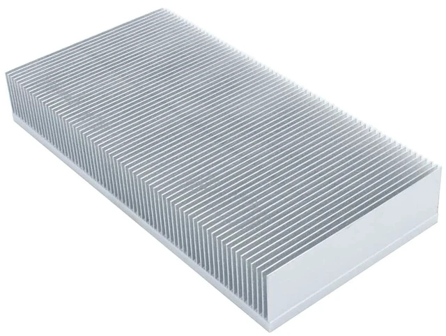 Main image of Skived Fins Aluminum Heatsink 7.87 x 3.93 x 1.81 inch / 200 x 100 x 30mm Large Heatsinks Cooler Radiator for LED Chip Electronic LCD Power Amplifier Transistor Heat Dissipation