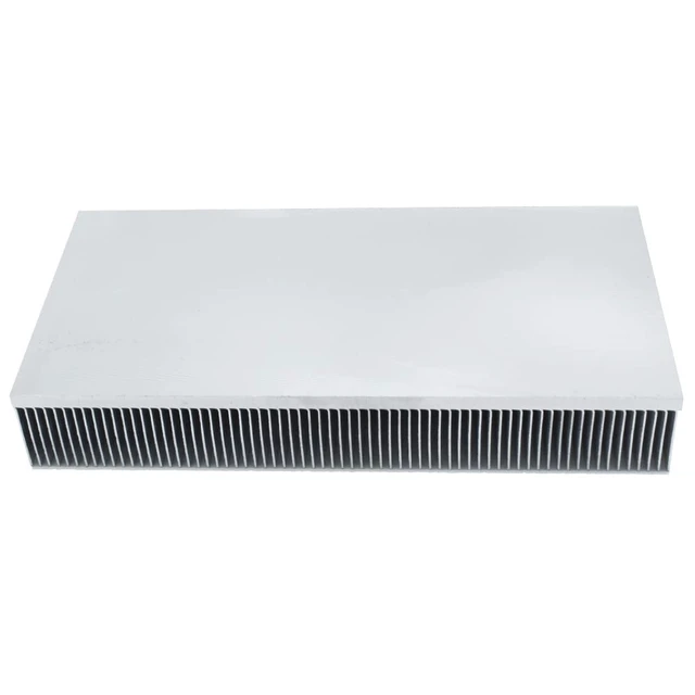 Alt view image 4 of 4 - Skived Fins Aluminum Heatsink 7.87 x 3.93 x 1.81 inch / 200 x 100 x 30mm Large Heatsinks Cooler Radiator for LED Chip Electronic LCD Power Amplifier Transistor Heat Dissipation