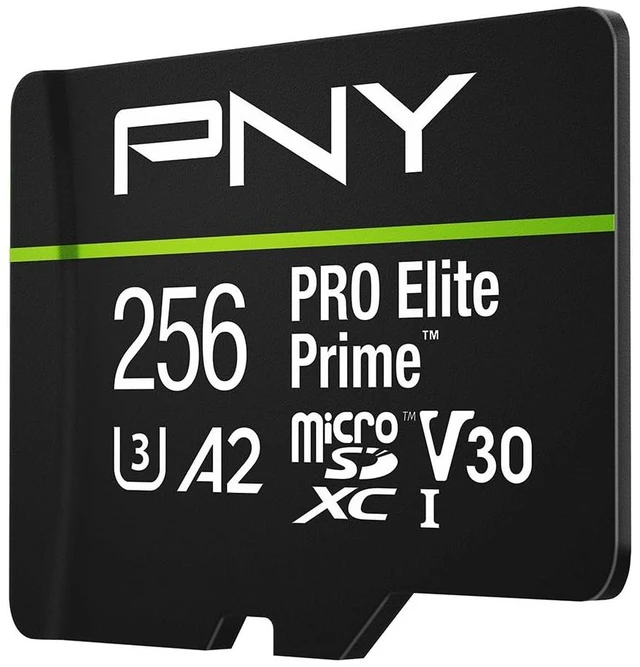 Main image of PNY 256GB PRO Elite Prime C10 U3 V30 A2 microSDXC Flash Memory Card