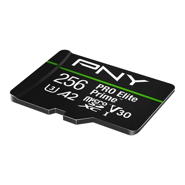 Alt view image 3 of 5 - PNY 256GB PRO Elite Prime C10 U3 V30 A2 microSDXC Flash Memory Card