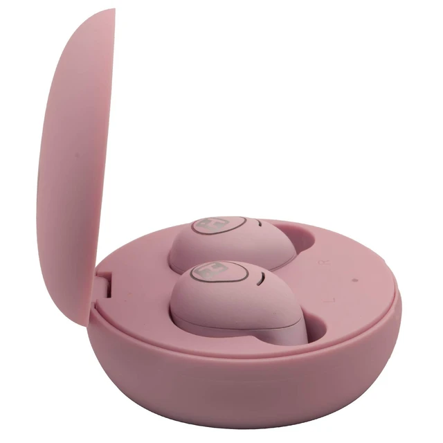 Alt view image 3 of 4 - iHome Wireless Earbuds with Charging Case, Water Resistant Bluetooth Earphones with Microphone and Touch Control, Pink