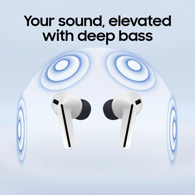 Alt view image 3 of 5 - Samsung Galaxy Buds 3 FE (2025) True Wireless Bluetooth Earbuds, Gray
