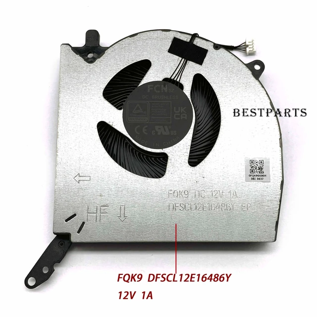 Alt view image 5 of 5 - New CPU+GPU Cooling Fan for Lenovo Legion Pro 5 16IRX8 (Type: 82WK)