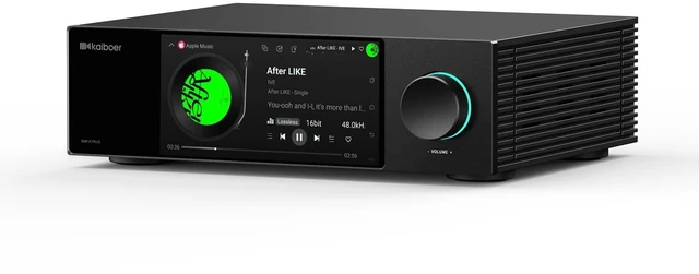 Main image of Kaiboer DMP-K7 Plus Hi-Fi Streamer,MusicService&Streaming,DAC,Preamp,All-in-One,8G DDR4+64G eMMC,4X ESS9039Q2M DAC,Dual Femtosecond Clock,WIFI6,768kHz/32Bit DSD512,App Control,AirPlay,NAS Home Audio
