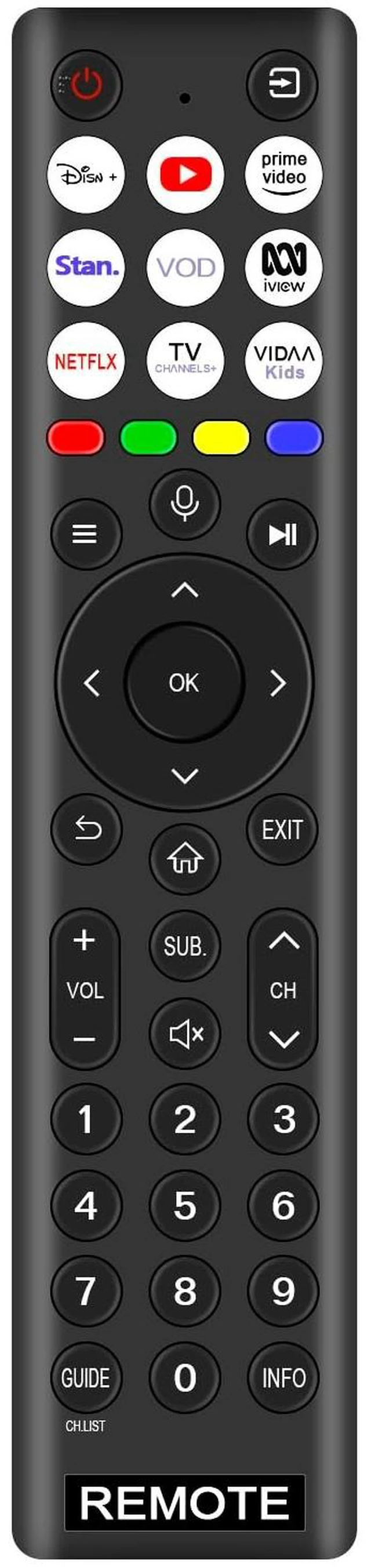 Main image of PERFASCIN ERF2R38 Replaced Voice Remote Control fit for Hisense Smart TV