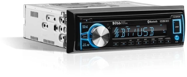 Main image of BOSS Audio Systems 750BRGB Single DIN Bluetooth Car Stereo, USB, AUX Input