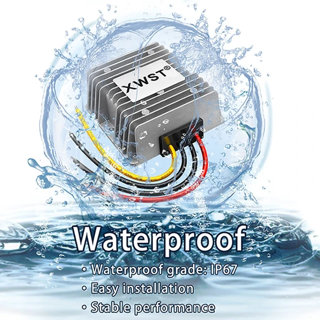 Alt view image 5 of 5 - DC DC 12V to 15V 10A Step-up Module,Boost Converter 9V-13V to 15V Voltage Regulator,Waterproof Power Adapt 150W 15V Volt Transformer Module(12V to 15V 10A)