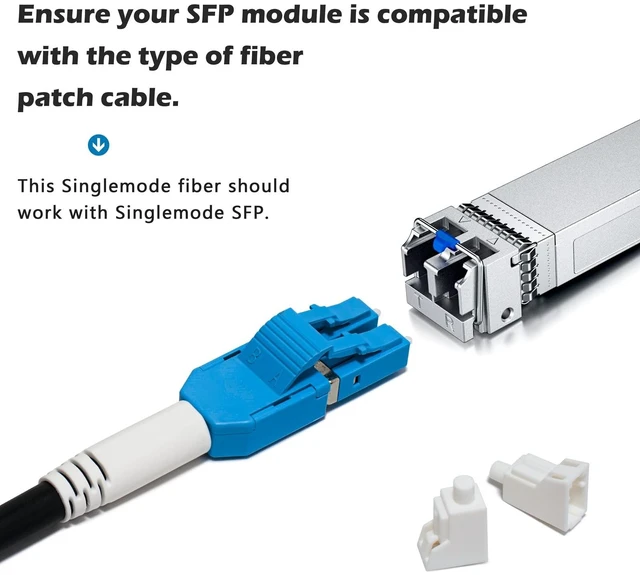 Alt view image 4 of 5 - Yunsufiberpro 200m / 656ft OFNR 5.0mm Diameter OS2 Single Mode Fiber Cable LC to LC, Riser Rated Uniboot LC-LC Fiber Optic Patch Cord, Duplex 9/125 SMF Optical Jumper, Black