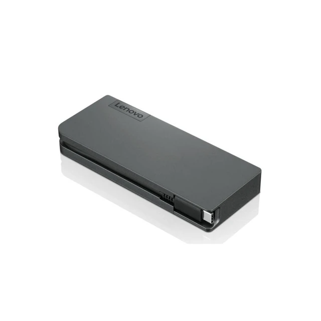 Alt view image 4 of 4 - Lenovo Powered USB-C Travel Hub - for Notebook - USB Type C - 3 X USB Ports - 1 X USB 2.0 - Network (RJ-45) - HDMI - VGA - Wired