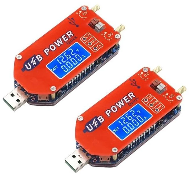 Main image of 2pcs DP3A USB Buck Boost Voltage Converter 15W LCD Boost Up Down Power Supply Module QC 2.0 QC 3.0 FCP SCP AFC Portable Voltage Regulator