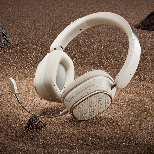 Main image of AYI Premium Active Noise Cancellation Bluetooth Headset Over Ear Headphones with Detachable Microphone HiFi Stereo Sound Rechargeable Game Headphone Compatible with Smartphone/TV/pad/Laptop-Khaki
