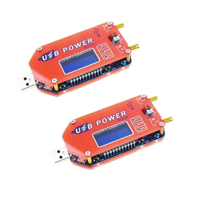 Alt view image 2 of 5 - 2pcs DP3A USB Buck Boost Voltage Converter 15W LCD Boost Up Down Power Supply Module QC 2.0 QC 3.0 FCP SCP AFC Portable Voltage Regulator