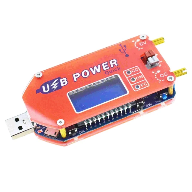 Alt view image 3 of 5 - 2pcs DP3A USB Buck Boost Voltage Converter 15W LCD Boost Up Down Power Supply Module QC 2.0 QC 3.0 FCP SCP AFC Portable Voltage Regulator