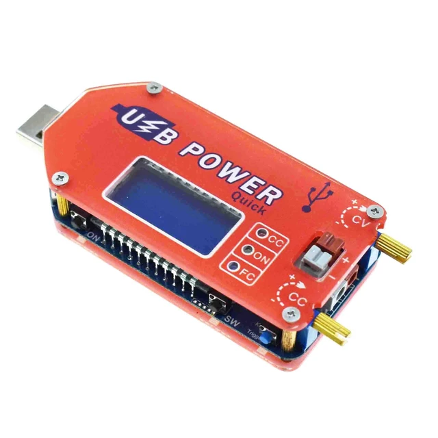 Alt view image 4 of 5 - 2pcs DP3A USB Buck Boost Voltage Converter 15W LCD Boost Up Down Power Supply Module QC 2.0 QC 3.0 FCP SCP AFC Portable Voltage Regulator