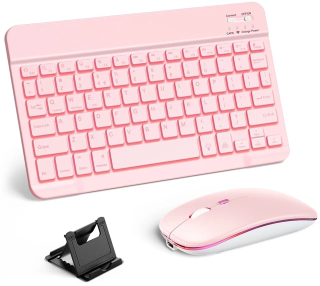 Main image of Hamile Bluetooth Keyboard and Mouse for iPad-Rechargeable Wireless Keyboard