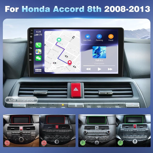 Alt view image 2 of 5 - 4Core+64G Android Car Radio for Honda Accord 8th 2008-2013