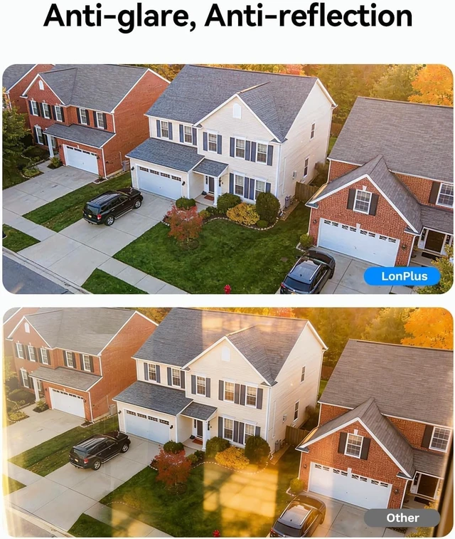 Alt view image 5 of 5 - LongPlus 4K 8MP Window Camera 2Pack, WiFi6 Indoor Window Security Camera