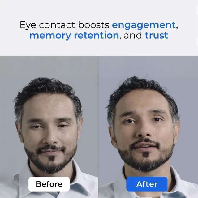 Alt view image 2 of 5 - iContact Camera Pro 4K Eye Contact Webcam + Light Panel, 20-30in Screens