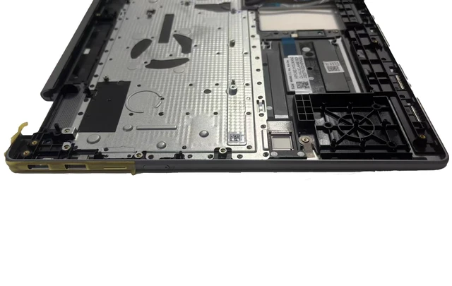 Alt view image 4 of 5 - New Replacement for Lenovo Yoga 7 16ARP8 83BS / 7 16IRL8 82YN / 7i 16 Gen 8 2-in-1 Laptop Palmrest Upper Case Backlit Keyboard Fingerprint Reader Hole Assembly Part 5CB1L31922 5CB1L31865 Arctic G