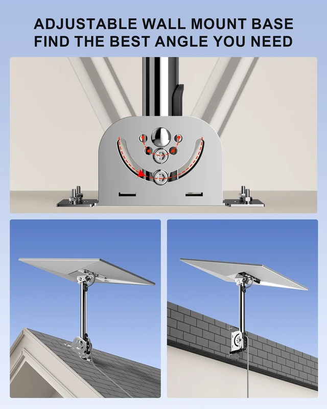 Alt view image 5 of 5 - MUSVOH Starlink Roof Mount Gen 3/V3 Standard Dish, 304 Stainless Steel