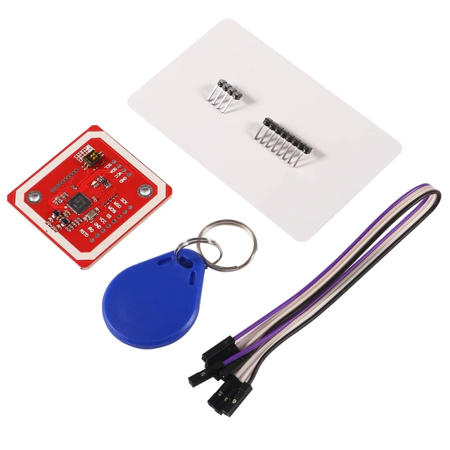 Alt view image 2 of 5 - 10PCS PN532 NFC NXP RFID Module V3 User Kit Near Field Communication Reader Writer Module Kit I2C SPI HSU with S50 White Card Key Card for Raspberry Pi DIY Smart Phone