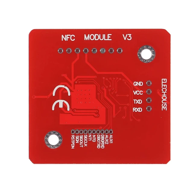 Alt view image 4 of 5 - 10PCS PN532 NFC NXP RFID Module V3 User Kit Near Field Communication Reader Writer Module Kit I2C SPI HSU with S50 White Card Key Card for Raspberry Pi DIY Smart Phone