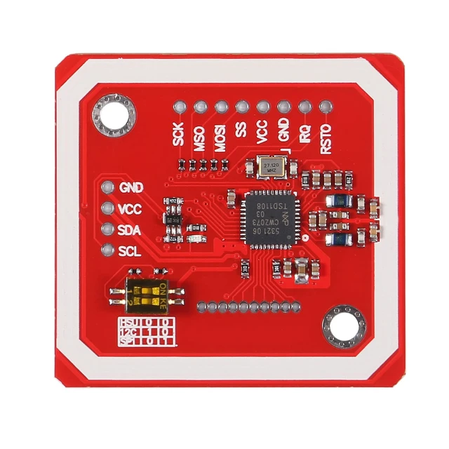 Alt view image 3 of 5 - 10PCS PN532 NFC NXP RFID Module V3 User Kit Near Field Communication Reader Writer Module Kit I2C SPI HSU with S50 White Card Key Card for Raspberry Pi DIY Smart Phone
