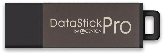 Main image of Centon DataStick Pro USB 2.0 Aluminum Storage Flash Drives 16GB Grey 5 Pack