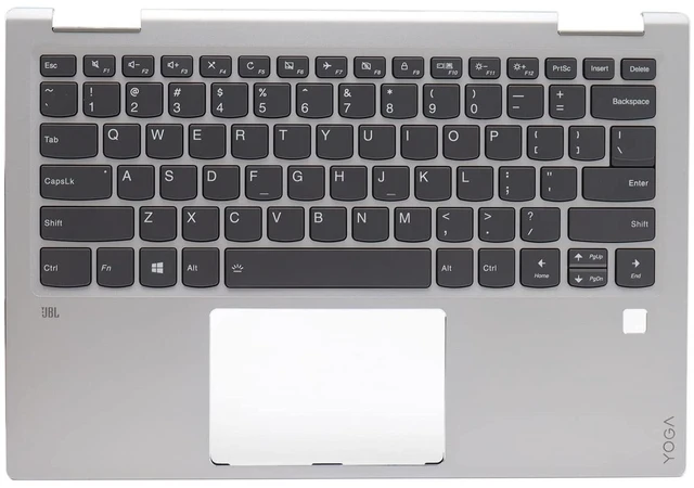 Main image of New for Lenovo Yoga 720-13IKB Gray Palmrest Upper Case w/Backlit Keyboard 5CB0N67975
