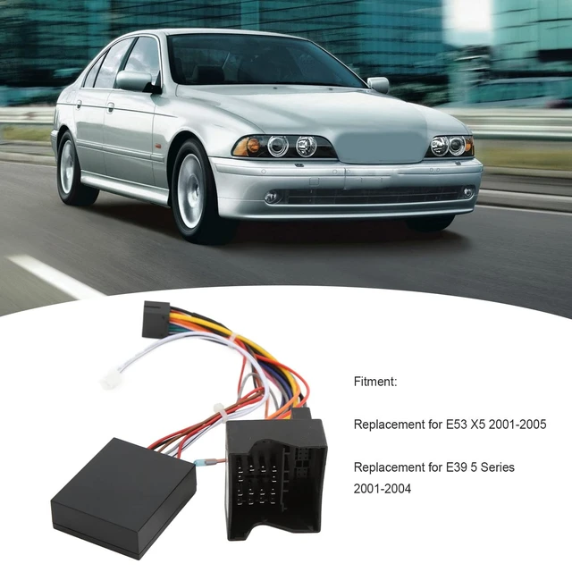 Alt view image 3 of 5 - E39 Radio Android Harness, E53 Radio Harness, 16pin Wire Harness Power Cable with Canbus Box for Android Navigation Replacement for E53 X5 2001-2005 for E39 5 Series 2001-2004