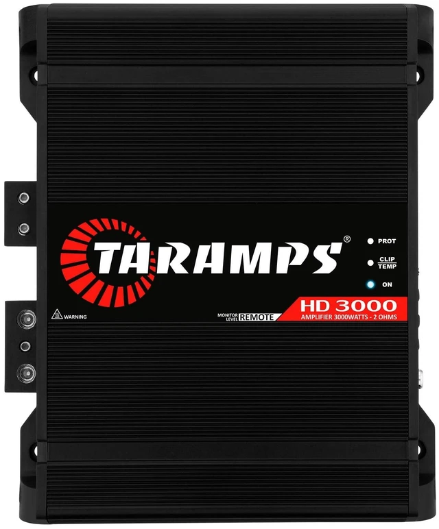 Main image of Taramps HD 3000 Black 2 Ohms 3000W RMS Full Range Monoblock Car Amplifier