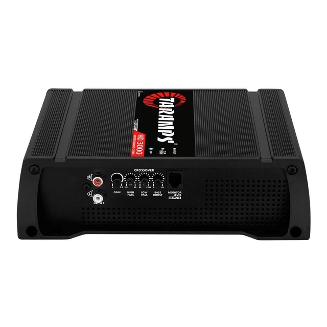 Alt view image 4 of 5 - Taramps HD 3000 Black 2 Ohms 3000W RMS Full Range Monoblock Car Amplifier