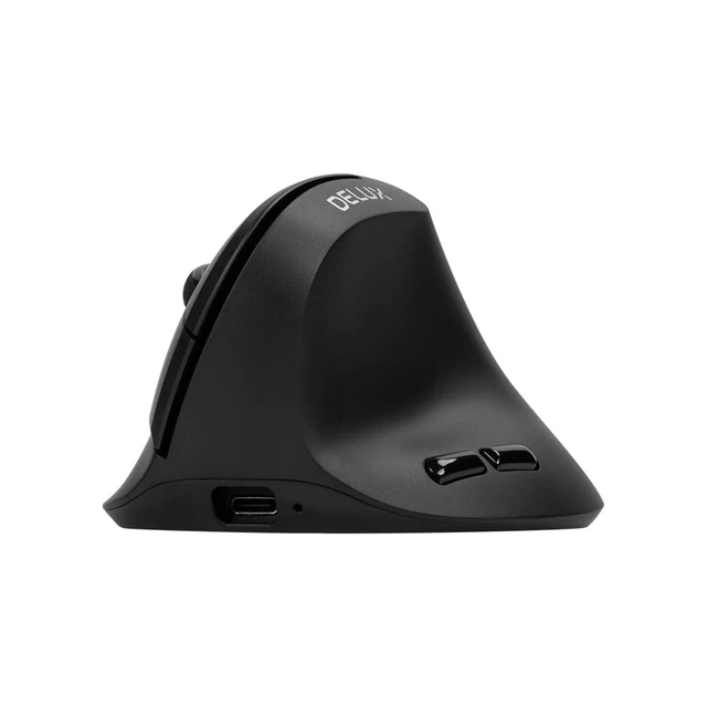 Alt view image 3 of 5 - DELUX Wireless Ergonomic Mouse,Rechargeable Mouse for Small Hands (M618AIR)